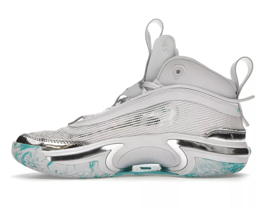 Маратонки Jordan 36 x Guo Ailun Mid White Hyper Jade (модел DQ4461-130)