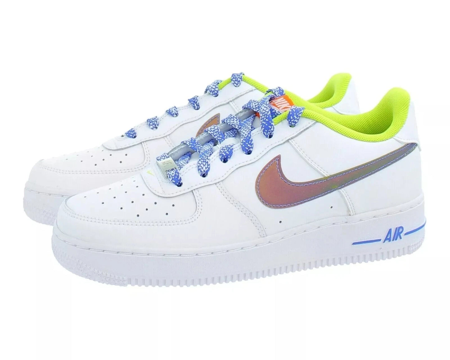 Маратонки Nike Air Force 1 ShoesLV8 White Magma Orange (DQ7767-100)