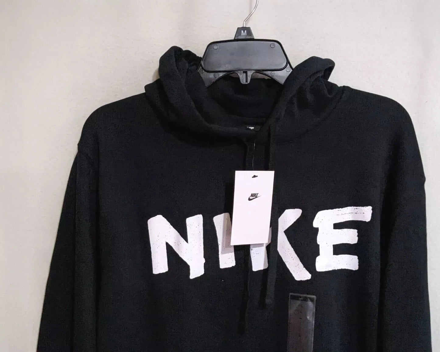 Худи Nike Black/White Club Graphic Fleece Pullover Hoodie (DQ2349-010)