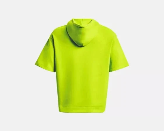 Горнище Under Armour Summit Knit Short Sleeve Hoodie 'Neon Green' (1378894-324)